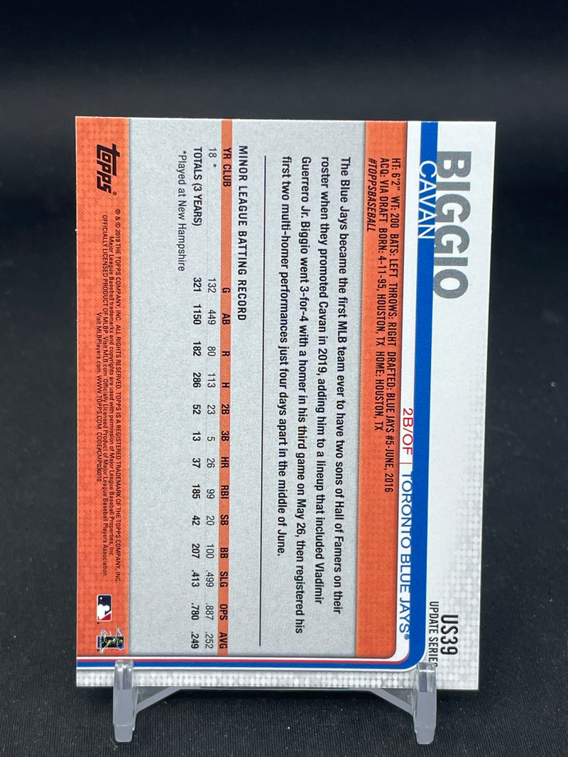 2019 TOPPS UPDATE SERIES - C. BIGGIO -