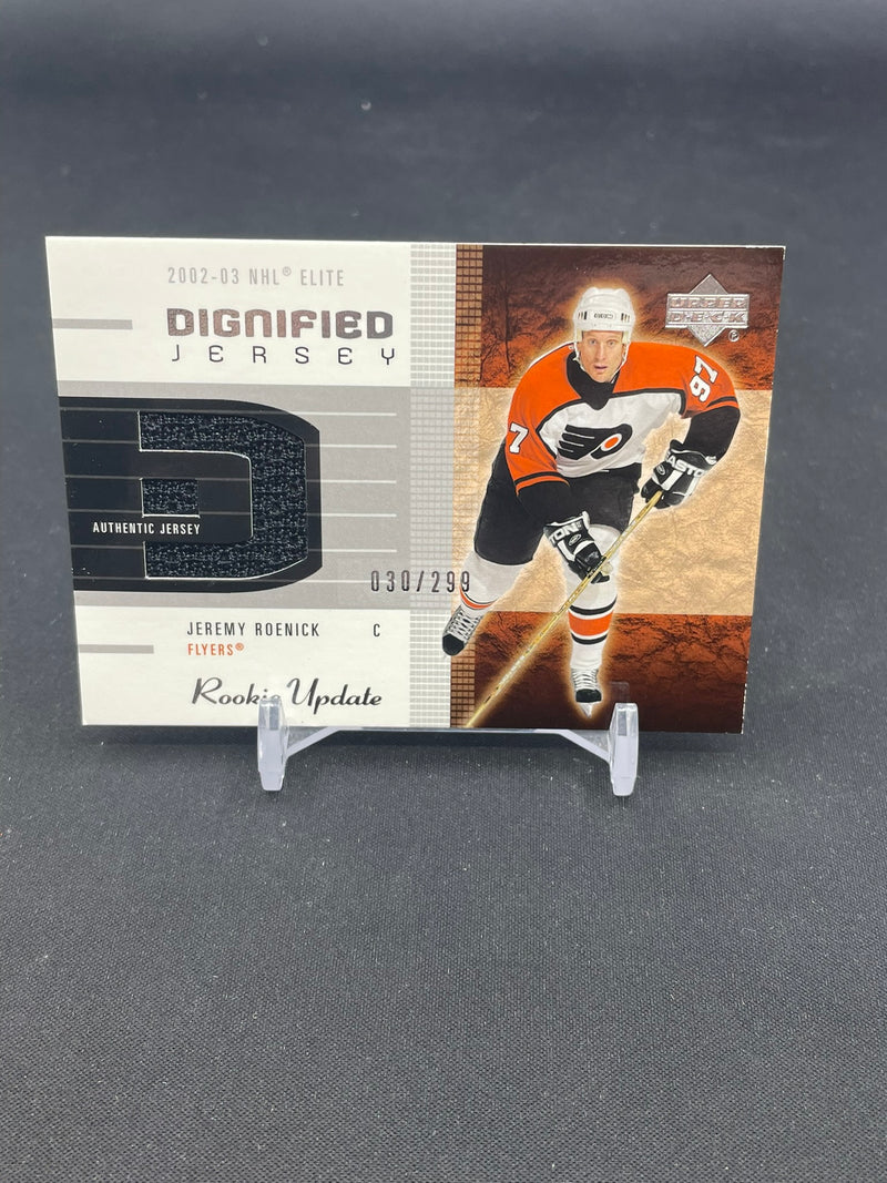 2002 UPPER DECK ROOKIE UPDATE - DIGNIFIED JERSEY - J. ROENICK - #D-JR - #'D/299 - RELIC