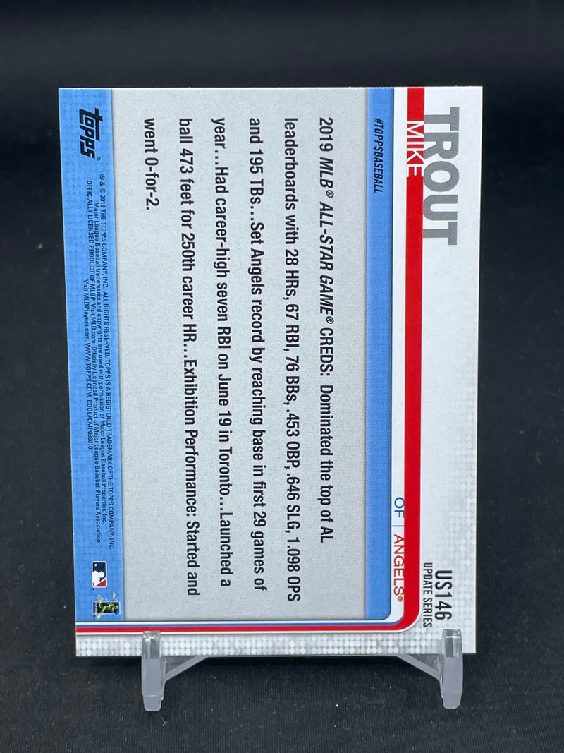 2019 TOPPS UPDATE SERIES - RAINBOW FOIL - M. TROUT -