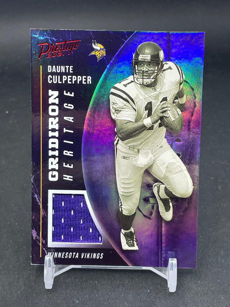 2021 PANINI PRESTIGE - GRIDIRON HERITAGE - D. CULPEPPER -