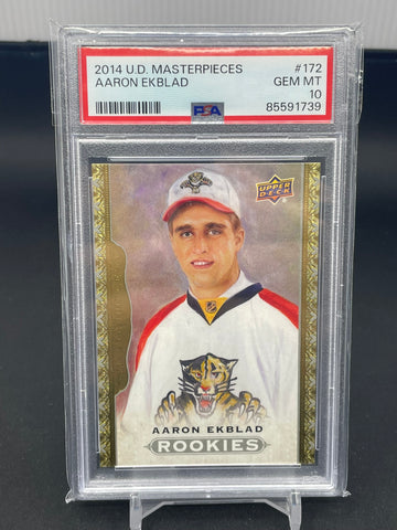 2014 UPPER DECK MASTERPIECES - A. EKBLAD - #172 - PSA 10 - RC