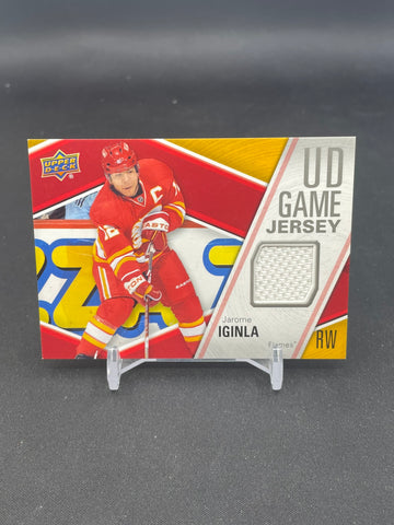 2011 UPPER DECK SERIES ONE - UD GAME JERSEY - J. IGINLA - #GJ-JI - RELIC