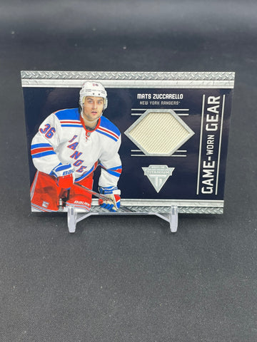 2011 PANINI PLATINUM - GAME-WORN GEAR - M. ZUCCARELLO - #50 - RELIC