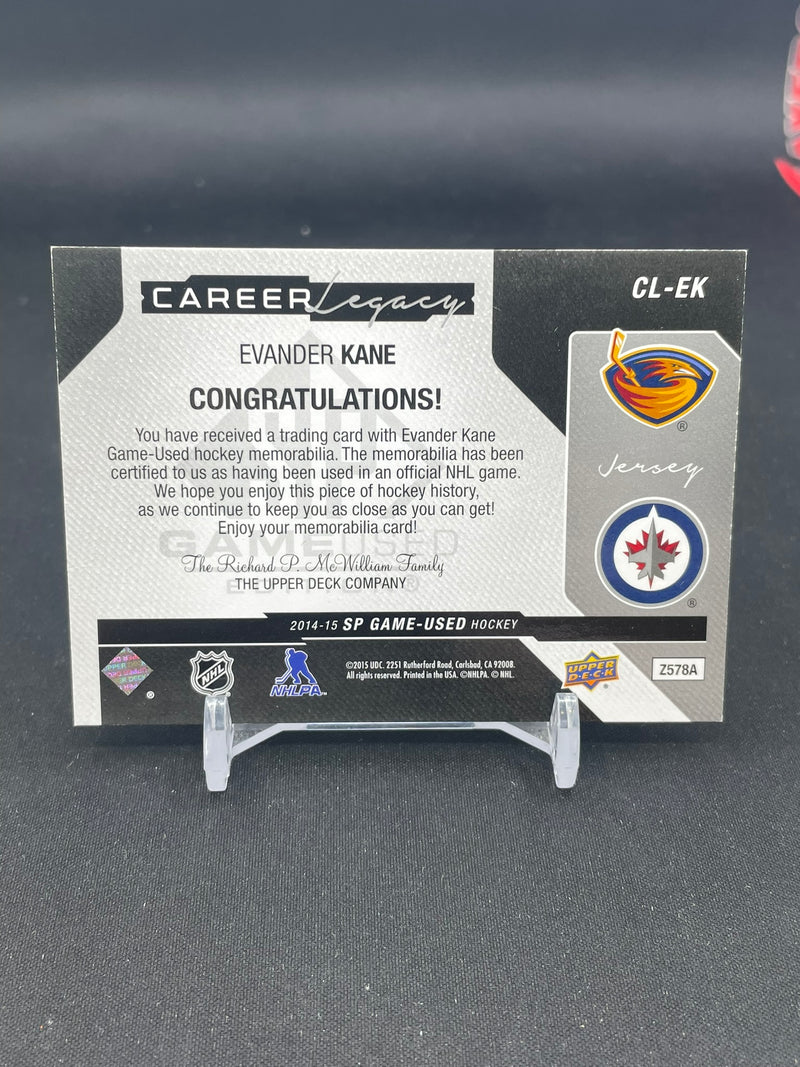 2014 UPPER SP GAME-USED - CAREER LEGACY - E. KANE -