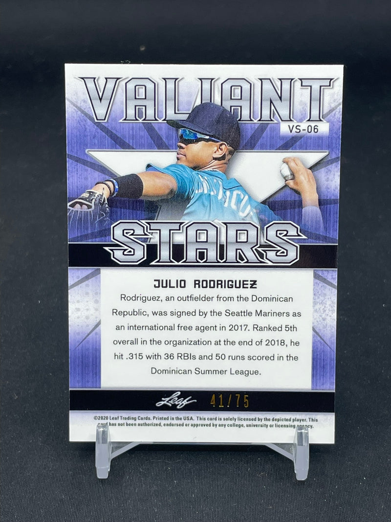 2020 LEAF VALIANT STARS - GREEN - J. RODRIGUEZ - #VS-06 - #'D/75