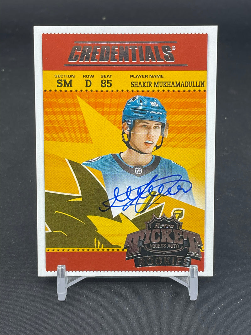 2024 UPPER DECK CREDENTIALS - RETRO TICKET ACCESS AUTO ROOKIES - S. MUKHAMADULLIN -