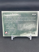 2011 IN THE GAME BETWEEN THE PIPES - SILVER VERSION - SCHOOL IS OUT - M. TURCO - #SO-06 - #'D/49 - RELIC