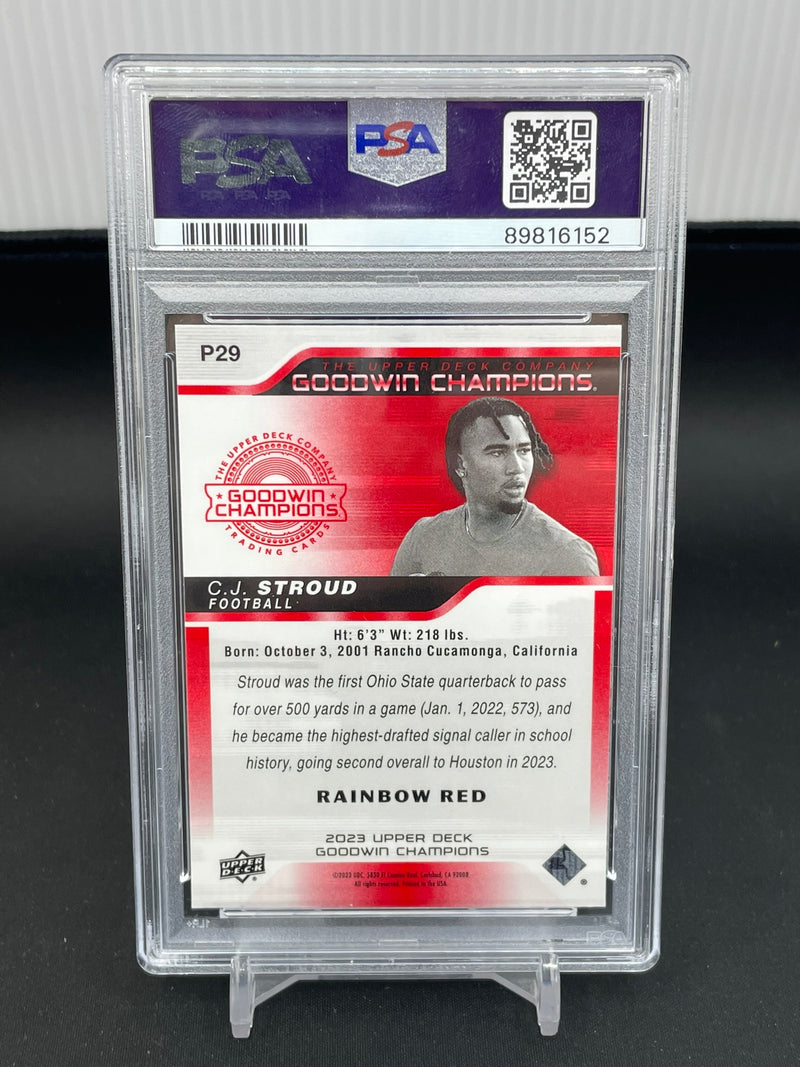 2023 UPPER DECK GOODWIN CHAMPIONS - RED RAINBOW - PLATINUM - C. STROUD -