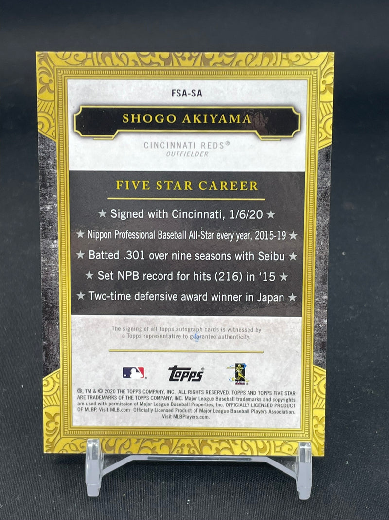 2020 TOPPS FIVE STAR - S. AKIYAMA -