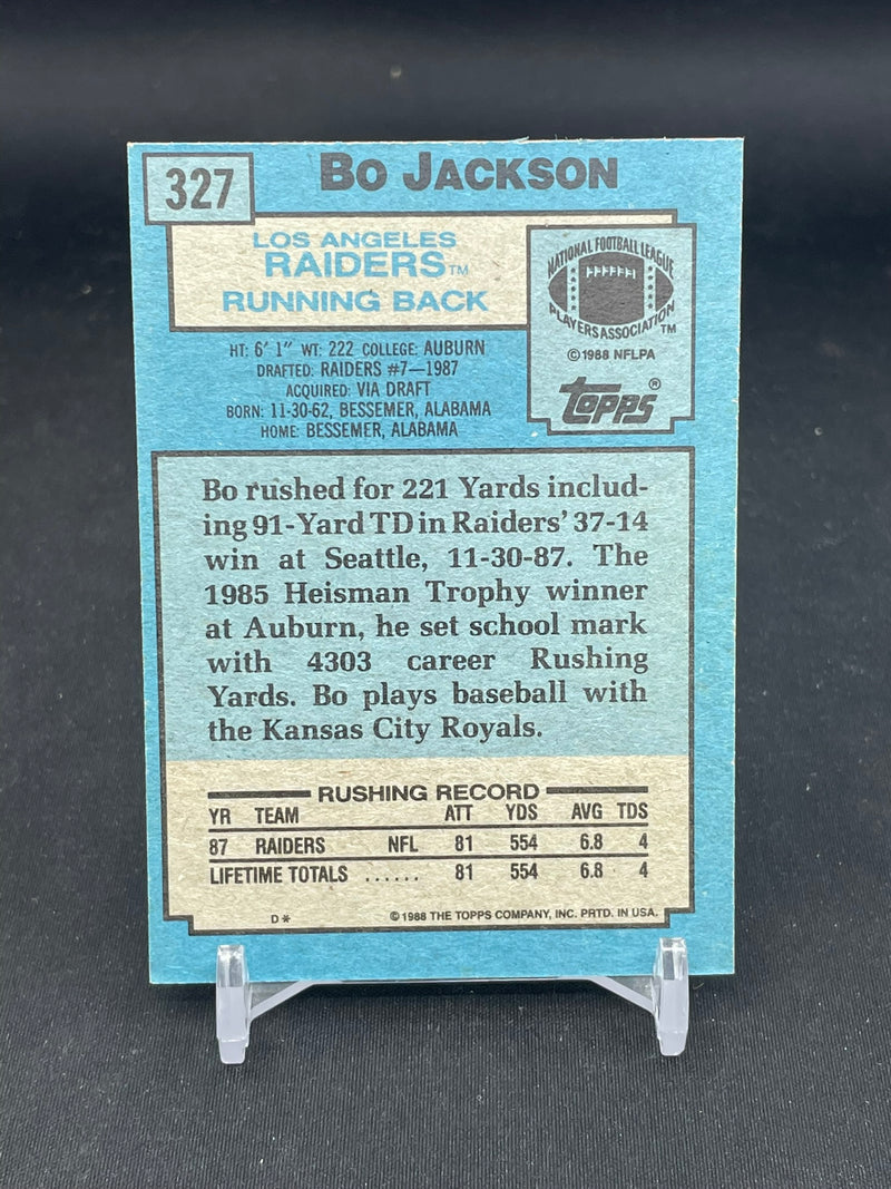 1988 TOPPS - SUPER ROOKIE - B. JACKSON -