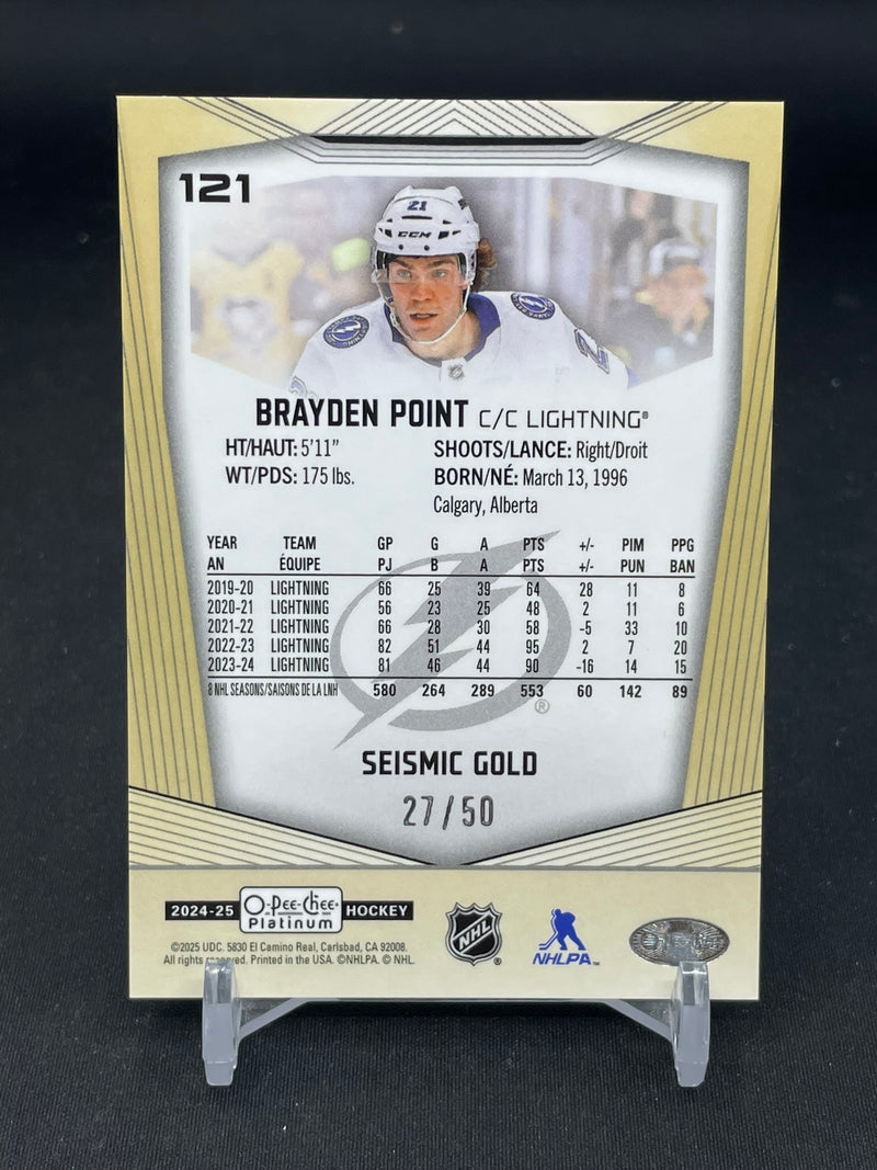 2024 UPPER DECK O-PEE-CHEE PLATINUM - SEISMIC GOLD - B. POINT - #121 - #'D/50