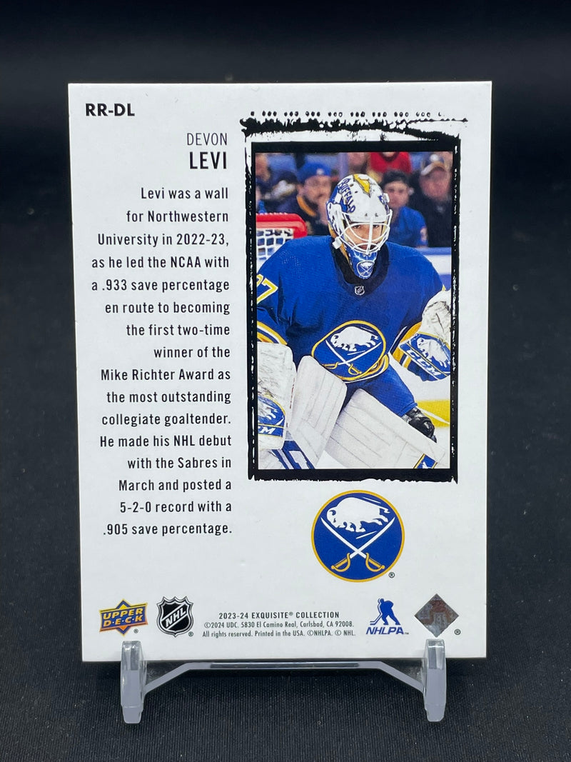 2023 UPPER DECK EXQUISITE - EXQUISITE ROOKIE - D. LEVI - #RR-DL - #'D/299 - RC