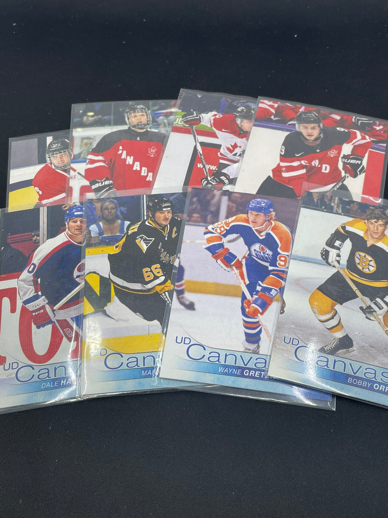 2016-17 UPPER DECK SERIES 1 & 2 COMPLETE CANVAS SET WITH YOUNG GUNS, POES, AND RETIRED!