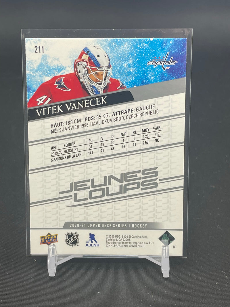 2020 UPPER DECK SERIES ONE - FRENCH VARIANT - YOUNG GUNS - V. VANECEK -