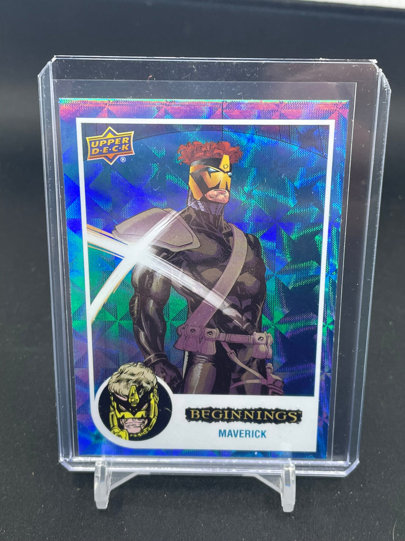 2023 UPPER DECK MARVEL NEW BEGINNINGS VOLUME 2 SERIES 2 - BLUE RAINBOW COSMIC CUBE -