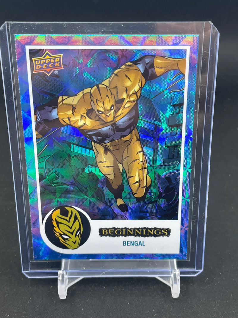 2023 UPPER DECK MARVEL NEW BEGINNINGS VOLUME 2 SERIES 2 - BLUE RAINBOW COSMIC CUBE -