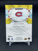 2019 UPPER DECK ENGRAINED - REMNANTS - B. GEOFFRION - #R-BG - #'D/15 - RELIC