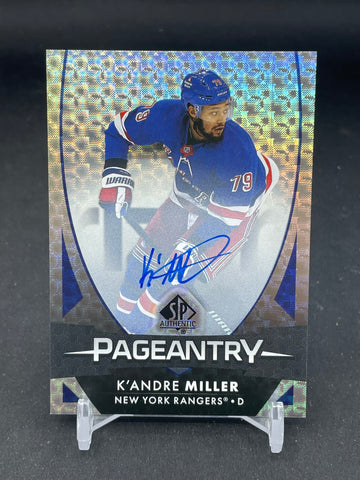2023 UPPER DECK SP AUTHENTIC - PAGEANTRY - K. MILLER - #P-22 - AUTOGRAPH