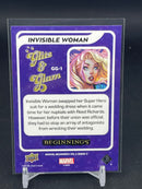 2023 UPPER DECK MARVEL NEW BEGINNINGS VOLUME 2 SERIES 2 - GOLD FLITZ & GLAM - INVISIBLE WOMAN -