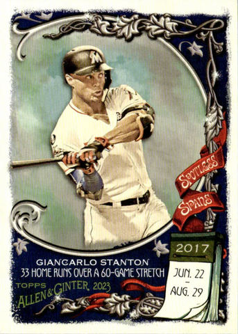 2023 TOPPS ALLEN & GINTER - SPOTLESS SPANS - SINGLES - #SS1-SS50 - YOU PICK FROM LIST