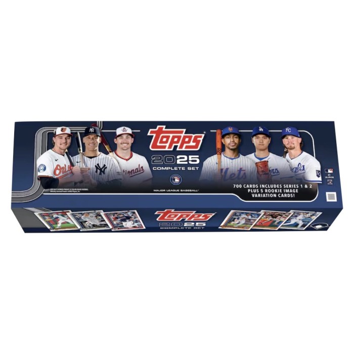 2025 TOPPS BASEBALL COMPLETE SET RETAIL BOX