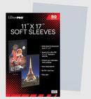 ULTRA PRO 11X17 SOFT SLEEVES 50 COUNT