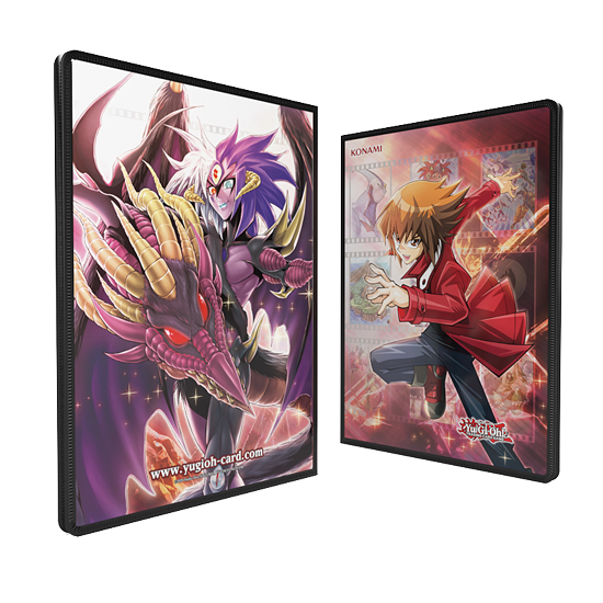 yugioh gx trading cards KONAMI YU-GI-OH! JADEN & YUBEL 9 POCKET PORTFOLIO