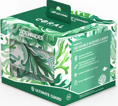 ULTIMATE GUARD XENOSKIN CORAL PLACES SIDEWINDER DECK BOX 100+