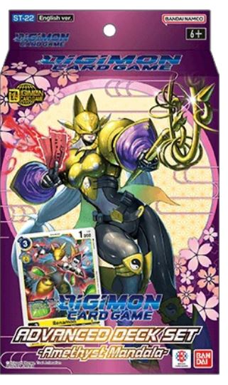 DIGIMON CARD GAME ADVANCED DECK SET AMETHYST MANDALA