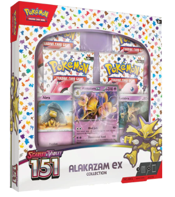 POKEMON SCARLET & VIOLET 151 ALAKAZAM EX BOX