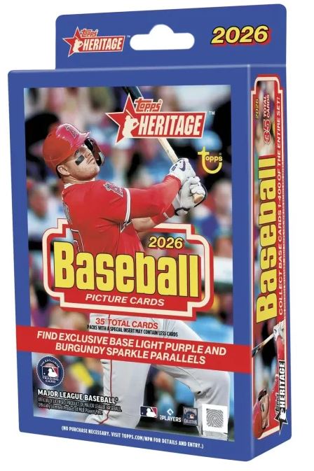 2026 TOPPS HERITAGE BASEBALL HANGER BOX