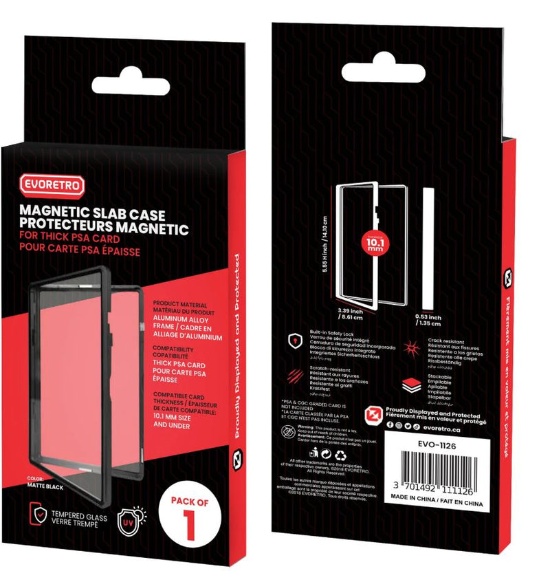 EVORETRO MAGNETIC CASE FOR PSA GRADED CARD