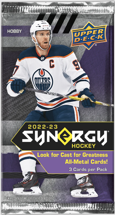 2022 UPPER DECK SYNERGY HOCKEY HOBBY PACK