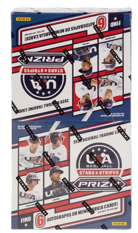 2026 PANINI USA STARS & STRIPES PRIZM BASEBALL HOBBY BOX