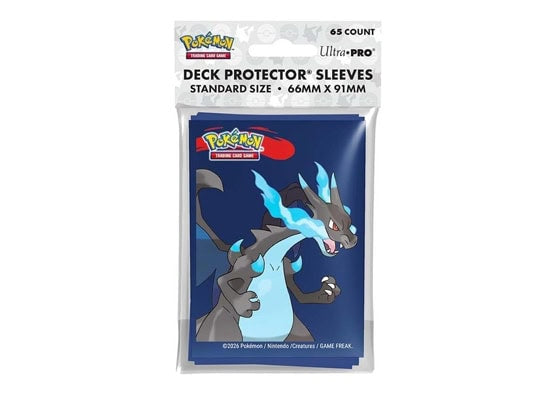 ULTRA PRO POKEMON MEGA CHARIZARD SLEEVES 65 COUNT