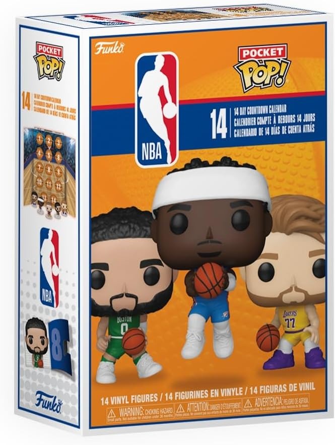 NBA 14 PIECE FUNKO CALENDAR