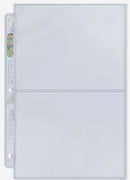 ULTRA PRO PLATINUM SERIES 2 POCKET PAGES 100 PACK (HOLDS UP TO 5" X 7")