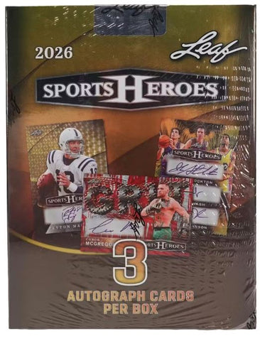 2026 LEAF METAL SPORTS HEROES HOBBY BOX