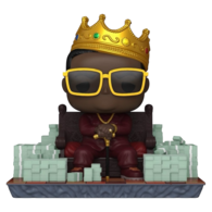 DELUXE NOTORIOUS B.I.G WITH CROWN & THRONE POP