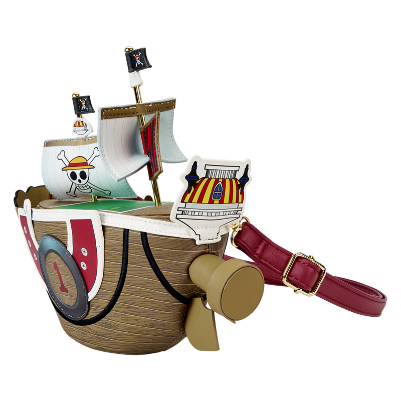 LOUNGEFLY ONE PIECE SUNNY SHIP CROSSBODY BAG