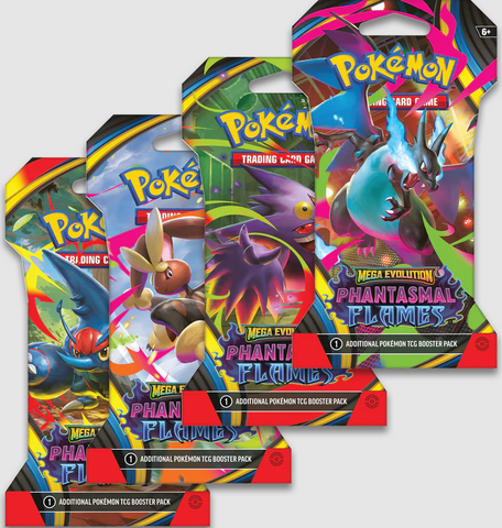 POKEMON PHANTASMAL FLAMES SLEEVED BLISTER PACK