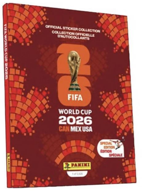 2026 PANINI FIFA WORLD CUP SOCCER HARDCOVER STICKER ALBUM CANADA EXCLUSIVE