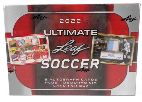 2022 LEAF ULTIMATE SOCCER HOBBY BOX