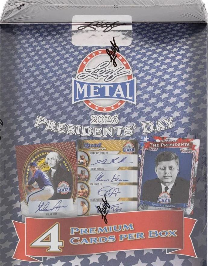 2026 LEAF METAL PRESIDENTS DAY HOBBY BOX