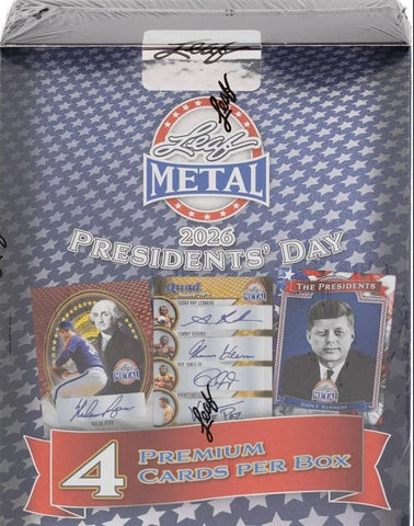 2026 LEAF METAL PRESIDENTS DAY HOBBY BOX