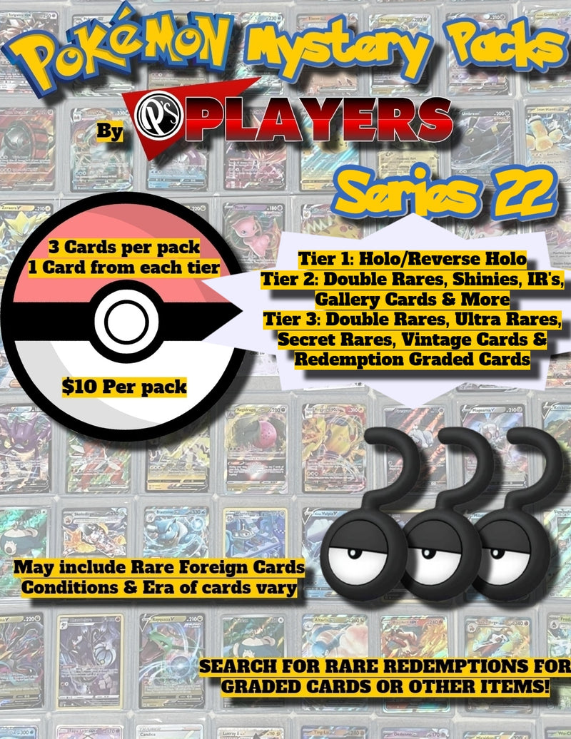 PLAYERS MYSTERY PACKS - POKEMON EDITION - SERIES 22