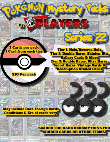 PLAYERS MYSTERY PACKS - POKEMON EDITION - SERIES 22