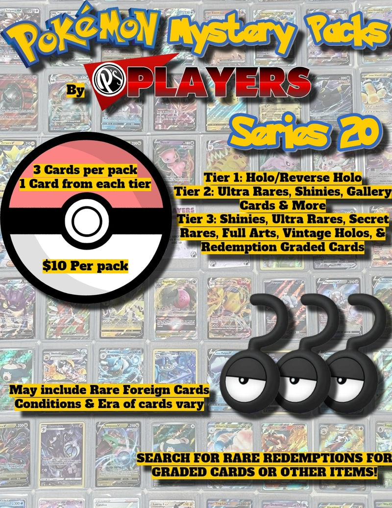PLAYERS MYSTERY PACKS - POKEMON EDITION - SERIES 20