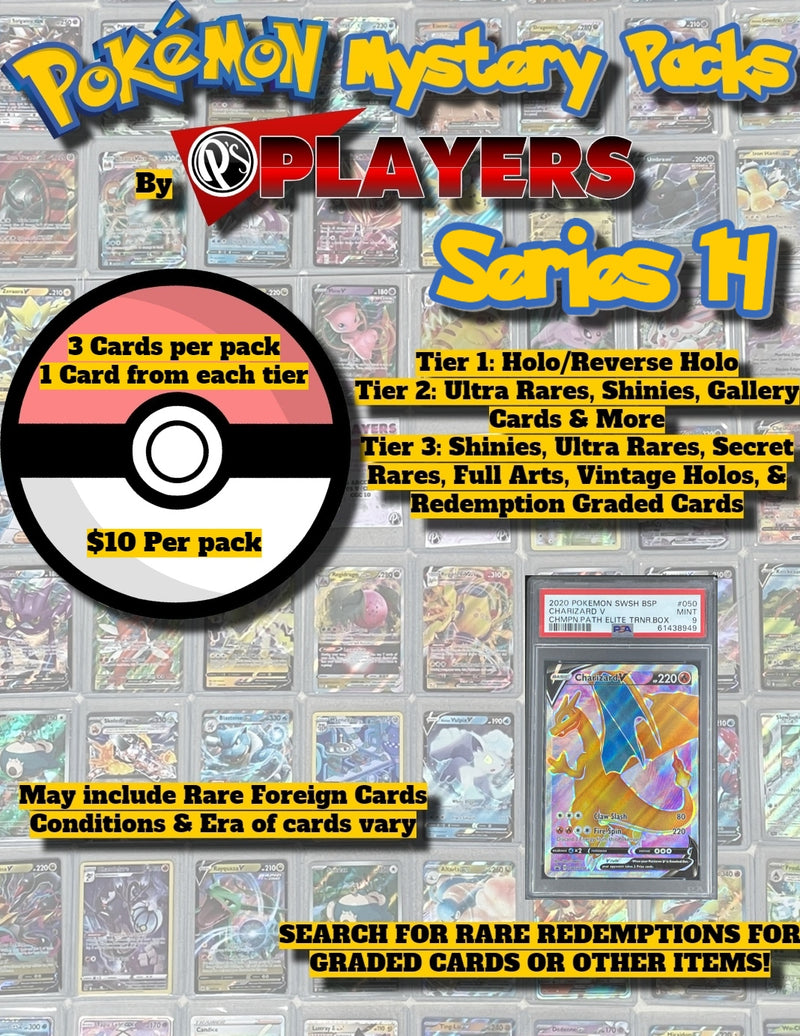 PLAYERS MYSTERY PACKS - POKEMON EDITION - SERIES 14