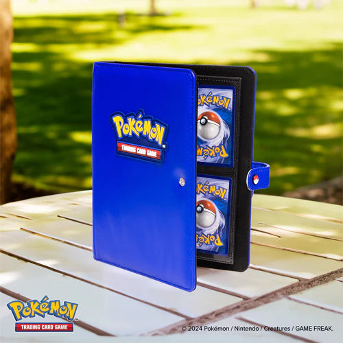 ULTRA PRO PREMIUM SNAP BINDER POKEMON BLUE